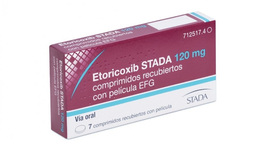 ETORICOXIB PENSA 120 mg COMPRIMIDOS REVESTIDOS POR PELÍCULA