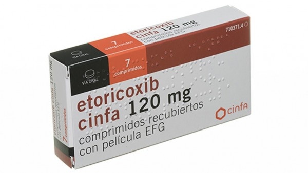 ETORICOXIB VIR 120 mg COMPRIMIDOS REVESTIDOS POR PELÍCULA