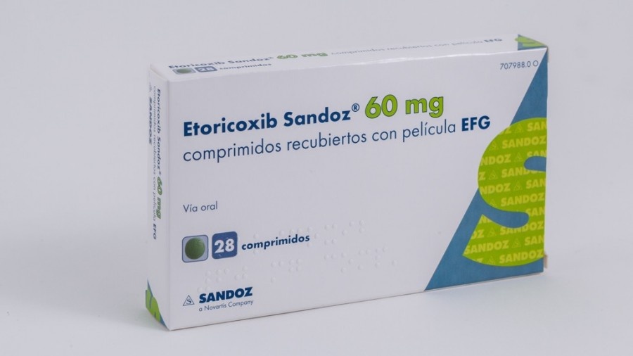 ETORICOXIB VIR 60 mg COMPRIMIDOS REVESTIDOS POR PELÍCULA