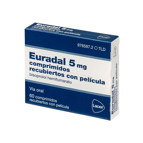 EURADAL 5 mg COMPRIMIDOS REVESTIDOS POR PELÍCULA