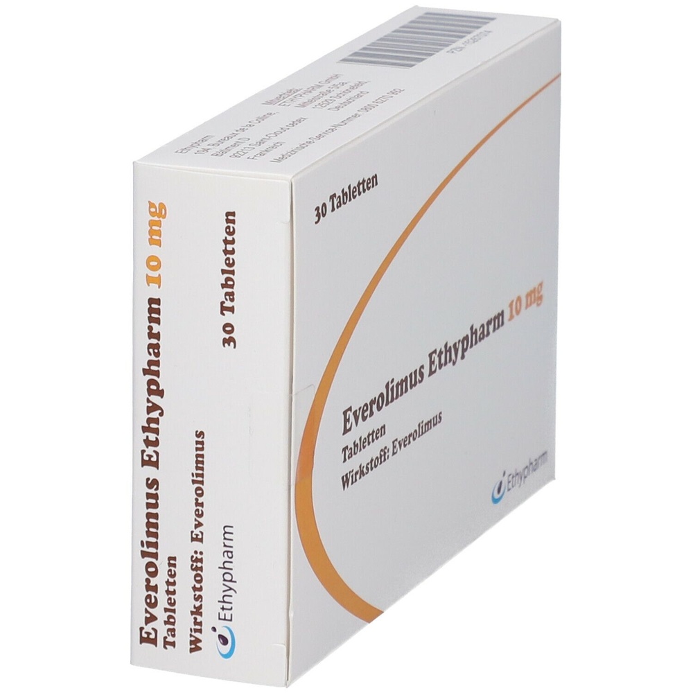 EVEROLIMUS ETHYPHARM 10 mg COMPRIMIDOS