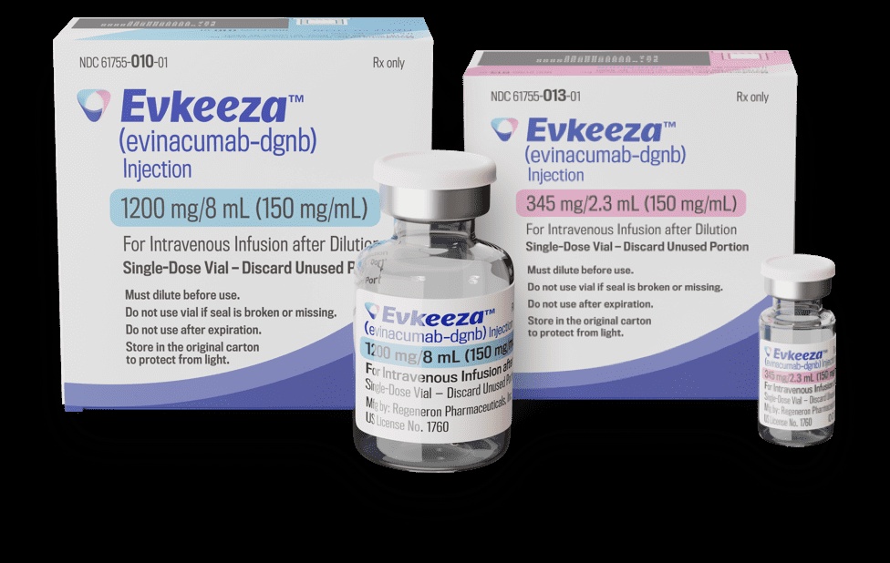 EVKEEZA 150 mg/mL concentrado para solução para perfusão