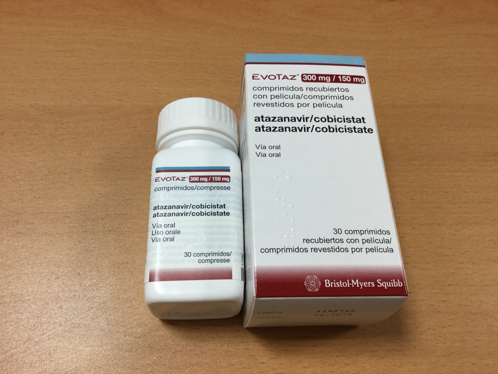 EVOTAZ 300 MG/150 MG COMPRIMIDOS REVESTIDOS POR PELÍCULA