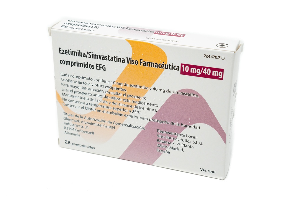 EZETIMIBA/SIMVASTATINA PHARMA COMBIX 10 mg/40 mg COMPRIMIDOS