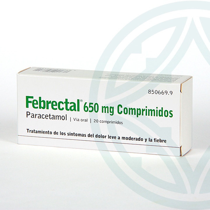 FEBRECTAL 650 MG COMPRIMIDOS