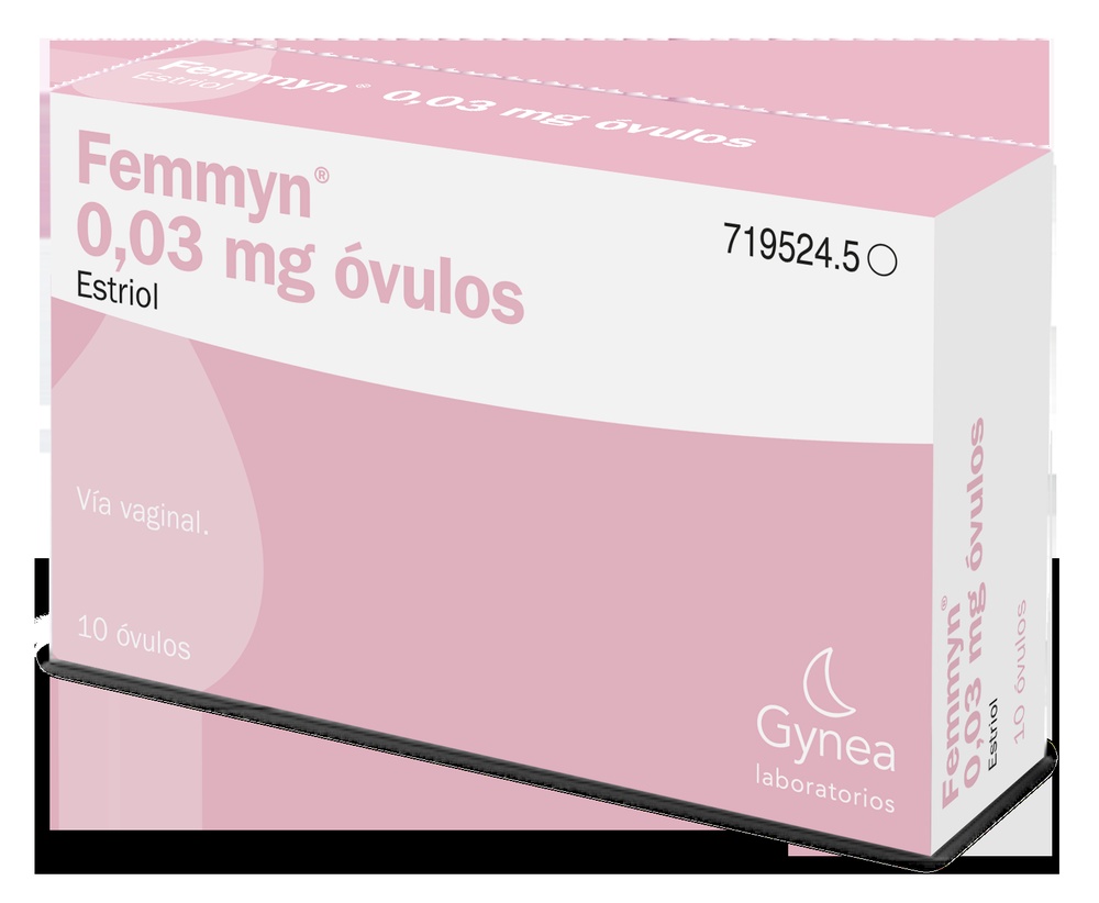 FEMMYN 0,03 mg Óvulos vaginais