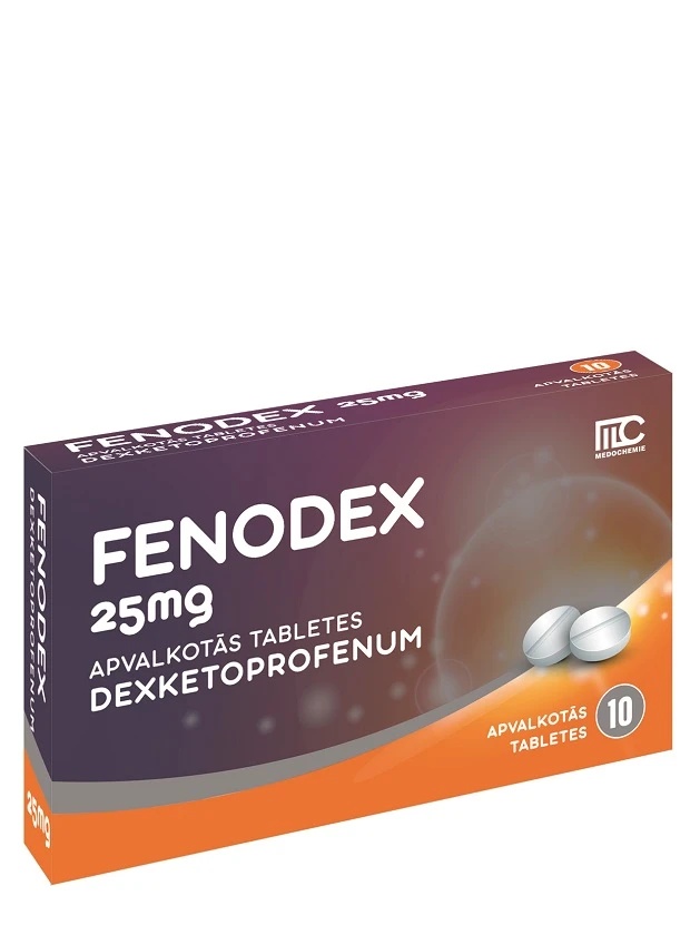 FENODEX 25 mg COMPRIMIDOS REVESTIDOS POR PELÍCULA