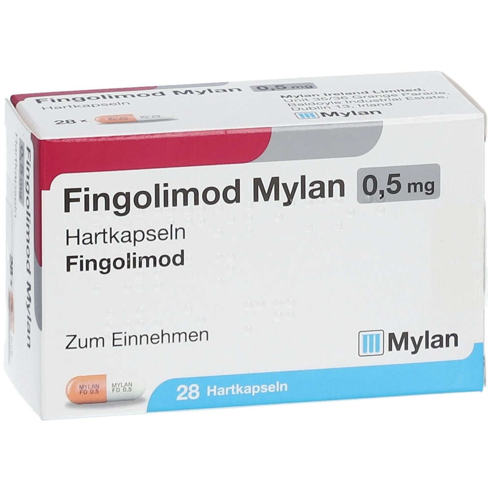 FINGOLIMOD MYLAN 0,5 mg CÁPSULAS DURAS