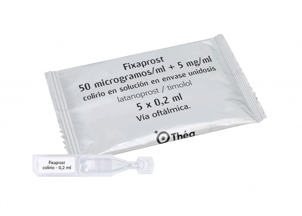 FIXAPROST 50 microgramas/ml + 5 mg/ml COLÍRIO EM SOLUÇÃO