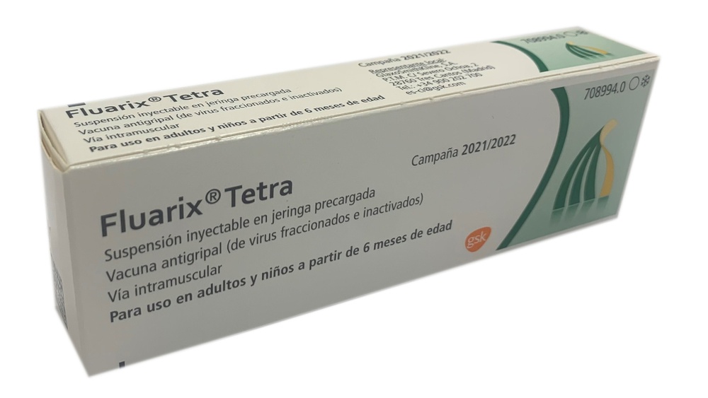 FLUARIX TETRA Suspensão injetável em seringa pré-carregada