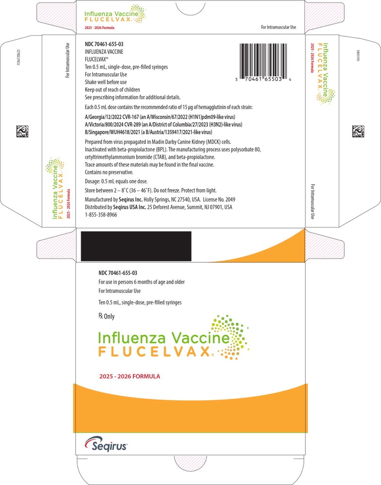 FLUCELVAX Suspensão Injetável em Seringa Pré-carregada