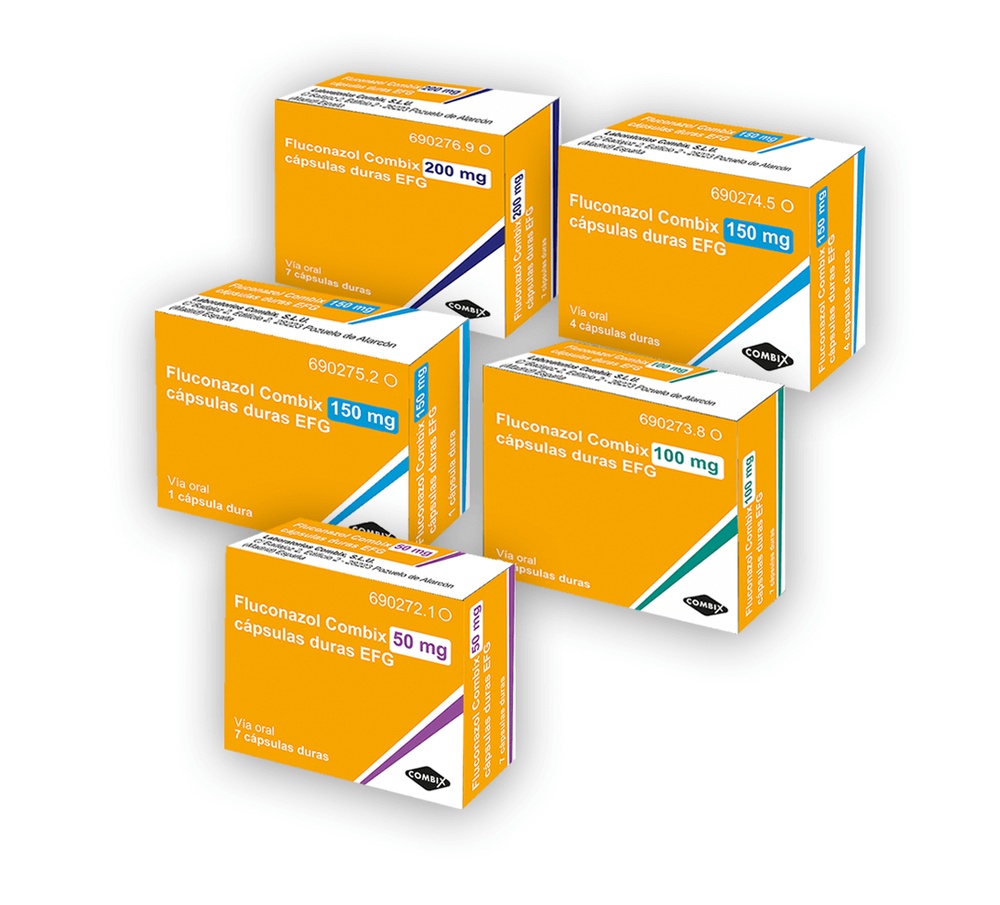 FLUCONAZOL COMBIX 100 mg CÁPSULAS DURAS