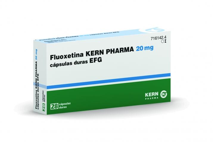 FLUOXETINA KERN PHARMA 20 mg CÁPSULAS DURAS