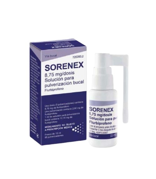 FLURBIPROFENO SEJMET 8,75 mg/dose SOLUÇÃO PARA PULVERIZAÇÃO ORAL