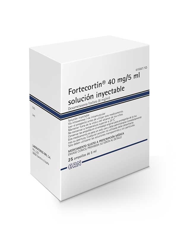 FORTECORTIN 40 mg/5ml SOLUÇÃO INJETÁVEL