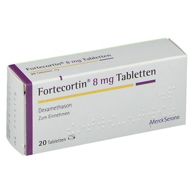 FORTECORTIN 8 mg COMPRIMIDOS
