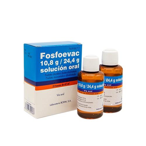 FOSFOEVAC 10,8g / 24,4g SOLUÇÃO ORAL