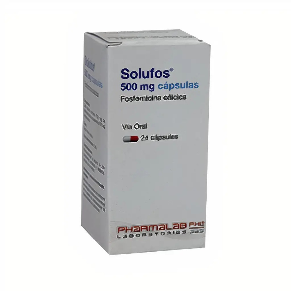 FOSFOMICINA CÁLCICA SOLUFOS 500 mg CÁPSULAS DURAS