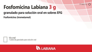 FOSFOMICINA LABIANA 3 G GRÂNULOS PARA SOLUÇÃO ORAL