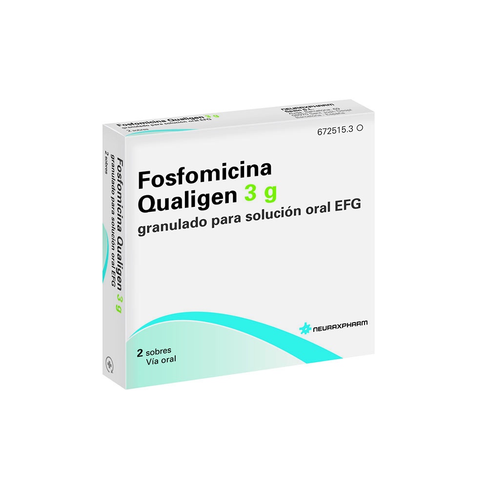 FOSFOMICINA QUALIGEN 3 g GRÂNULOS PARA SOLUÇÃO ORAL