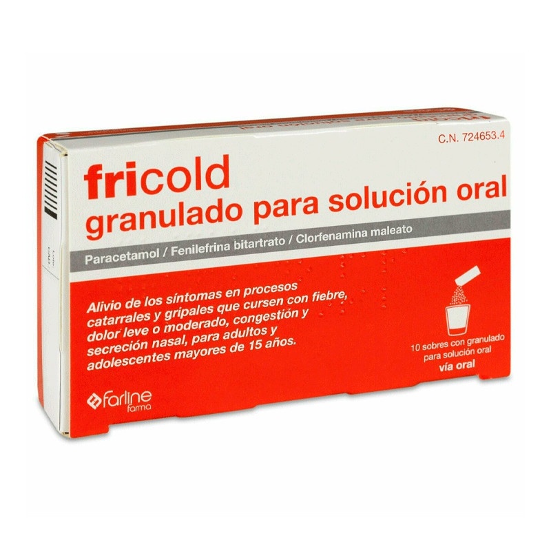 FRICOLD GRANULADO PARA SOLUÇÃO ORAL