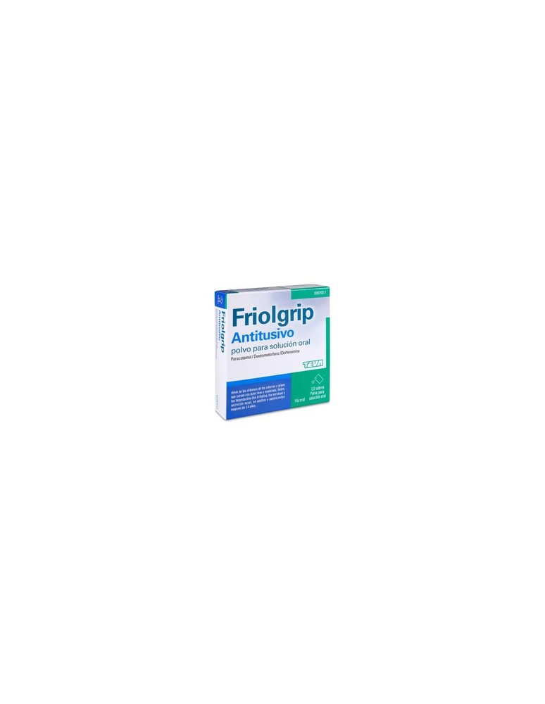 FRIOLGRIP ANTITUSSIVO PÓ PARA SOLUÇÃO ORAL