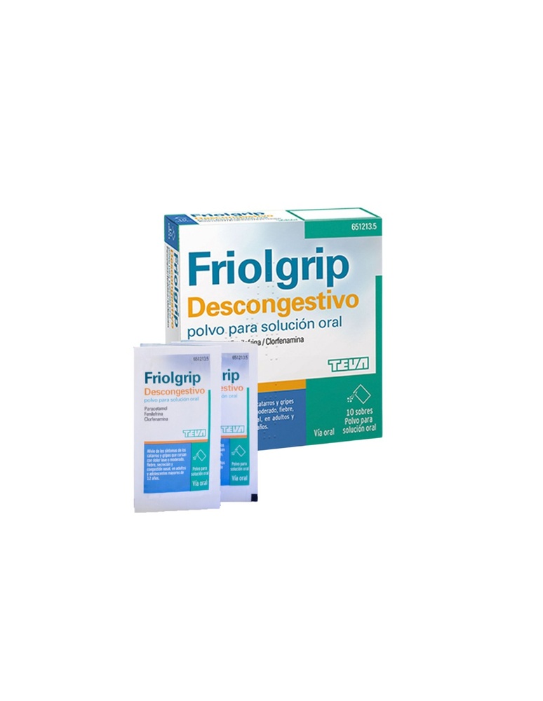 FRIOLGRIP DESCONGESTIONANTE PÓ PARA SOLUÇÃO ORAL