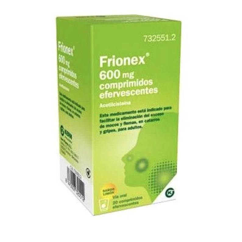 FRIONEX 600 MG COMPRIMIDOS EFERVESCENTES