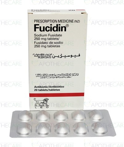 FUCIDINE 250 mg COMPRIMIDOS REVESTIDOS POR PELÍCULA