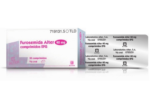 FUROSEMIDA ALTER 40 mg COMPRIMIDOS