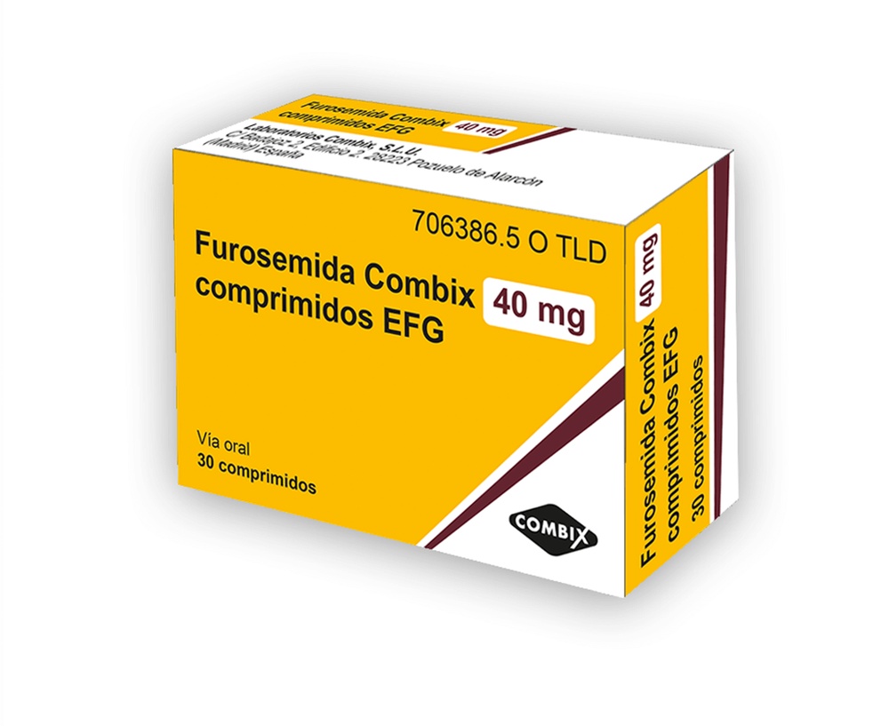 FUROSEMIDA PHARMA COMBIX 40 mg COMPRIMIDOS