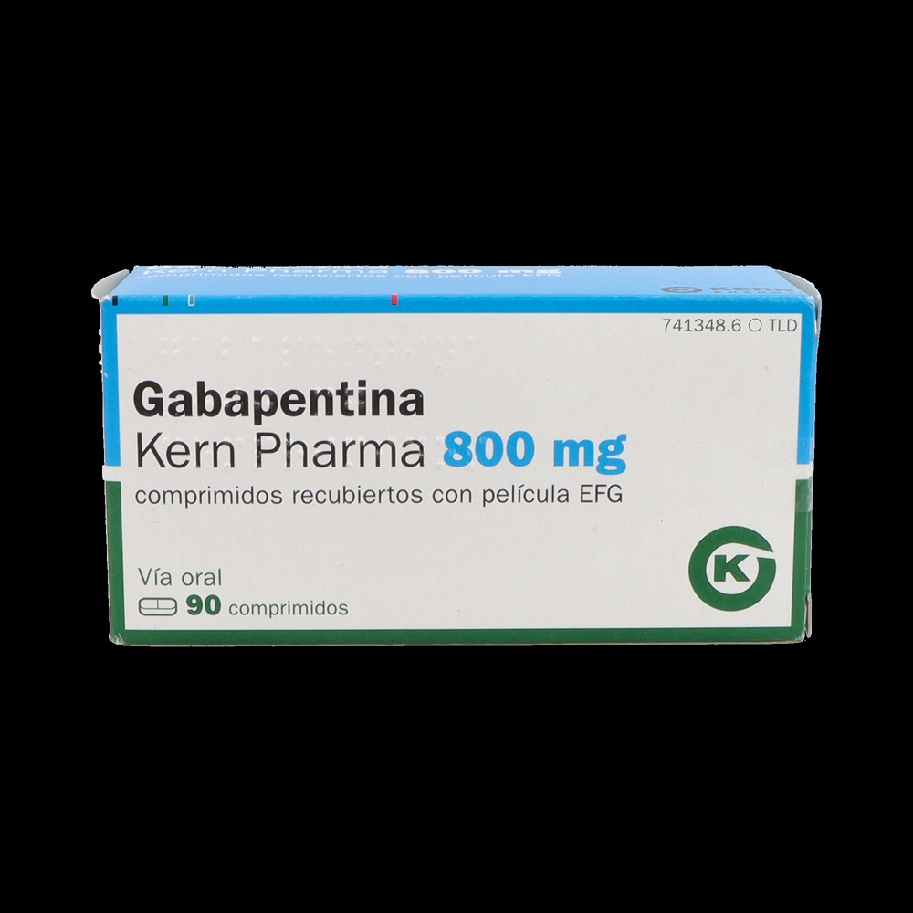 GABAPENTINA KERN PHARMA 800 mg COMPRIMIDOS REVESTIDOS POR PELÍCULA