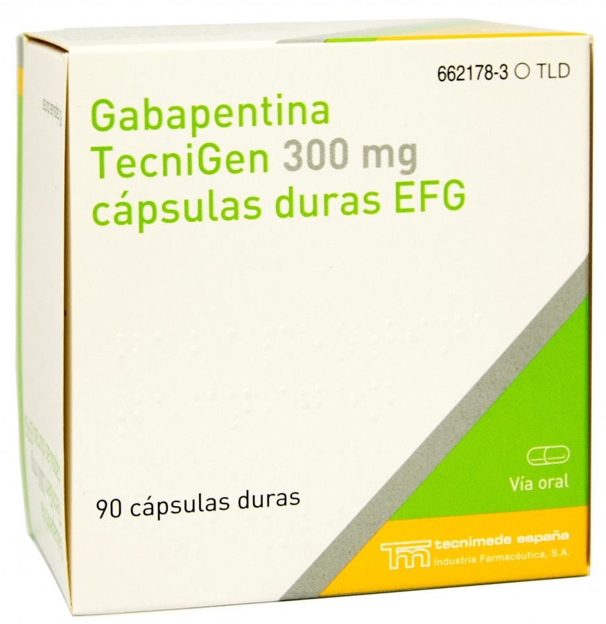 GABAPENTINA TEVAGEN 300 mg CÁPSULAS DURAS