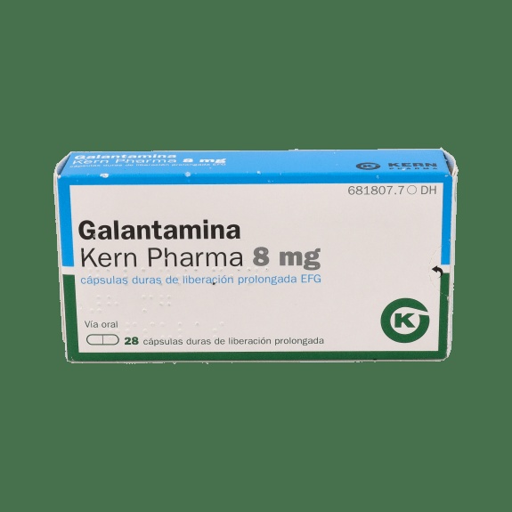 GALANTAMINA KERN PHARMA 8 mg CÁPSULAS DE LIBERTAÇÃO PROLONGADA DURAS