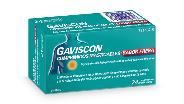 GAVISCON COMPRIMIDOS MASTIGÁVEIS SABOR MORANGO
