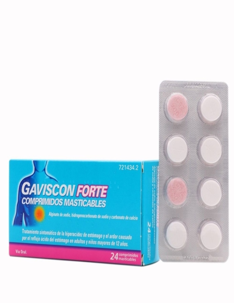 GAVISCON FORTE COMPRIMIDOS MASTIGÁVEIS