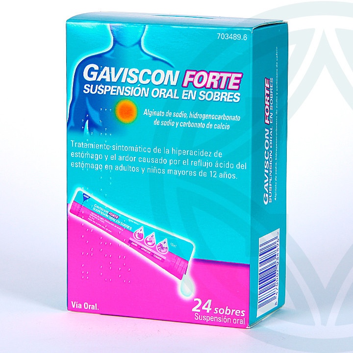 GAVISCON FORTE SUSPENSÃO ORAL EM SACHÉS