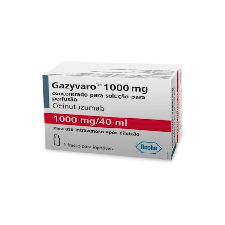 GAZYVARO 1000 MG CONCENTRADO PARA SOLUÇÃO PARA PERFUSÃO