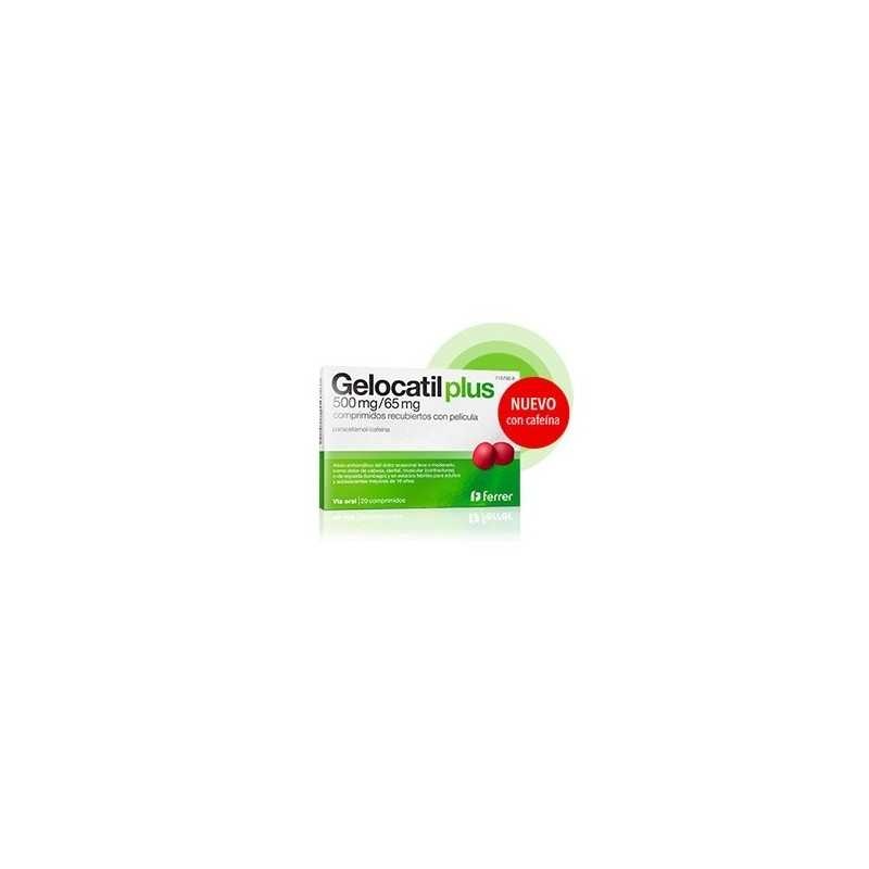 GELOCATIL PLUS 500 mg/65 mg COMPRIMIDOS REVESTIDOS POR PELÍCULA