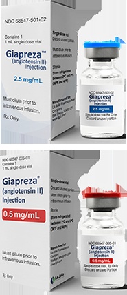 GIAPREZA 2,5 mg/mL concentrado para solução para perfusão