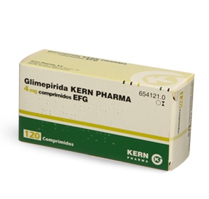 GLIMEPIRIDA KERN PHARMA 4 mg COMPRIMIDOS