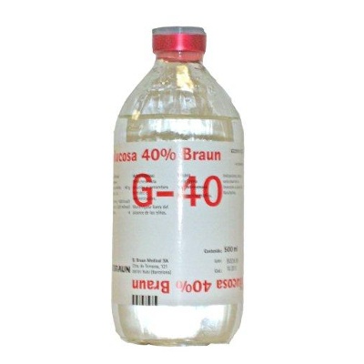 GLUCOSA B.BRAUN 40% SOLUÇÃO PARA PERFUSÃO