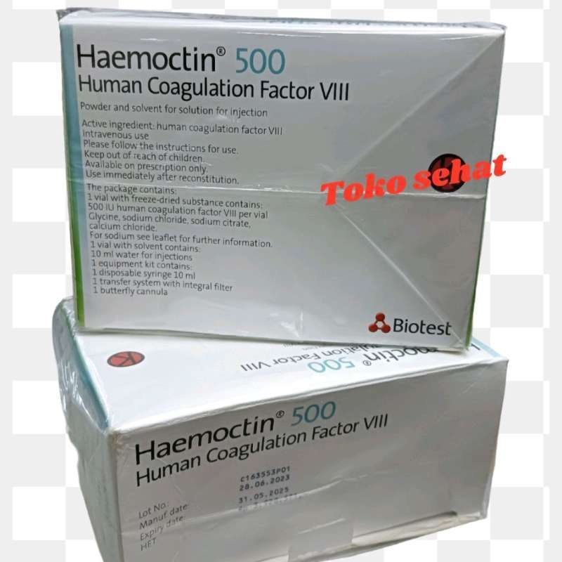HAEMOCTIN 500 PÓ E SOLVENTE PARA SOLUÇÃO INJETÁVEL