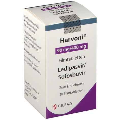 HARVONI 90 mg/400 mg COMPRIMIDOS REVESTIDOS POR PELÍCULA