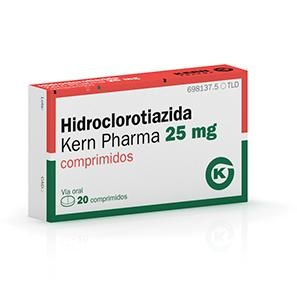 HIDROCLOROTIAZIDA KERN PHARMA 25 mg COMPRIMIDOS