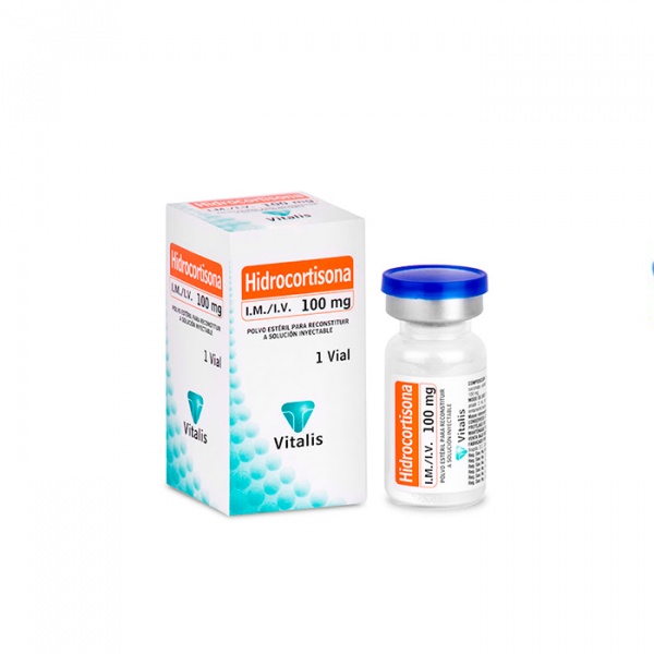 HIDROCORTISONA PHARMIS 100 mg PÓ E SOLVENTE PARA SOLUÇÃO INJETÁVEL E PERFUSÃO