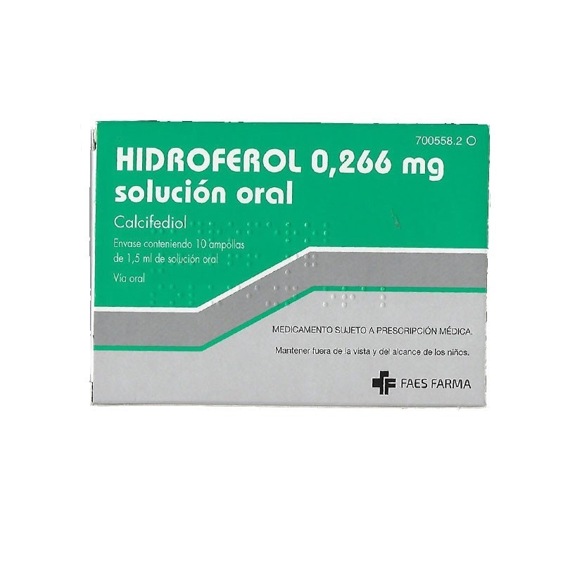 HIDROFEROL 0,266 mg SOLUÇÃO ORAL
