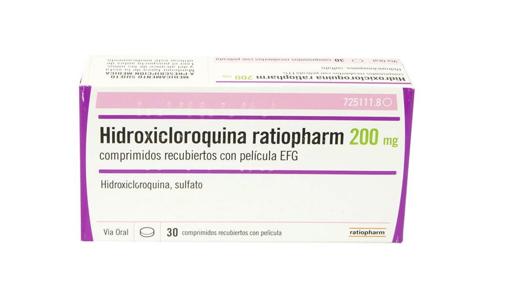 HIDROXICLOROQUINA TEVA-RATIOPHARM 200 mg COMPRIMIDOS REVESTIDOS POR PELÍCULA