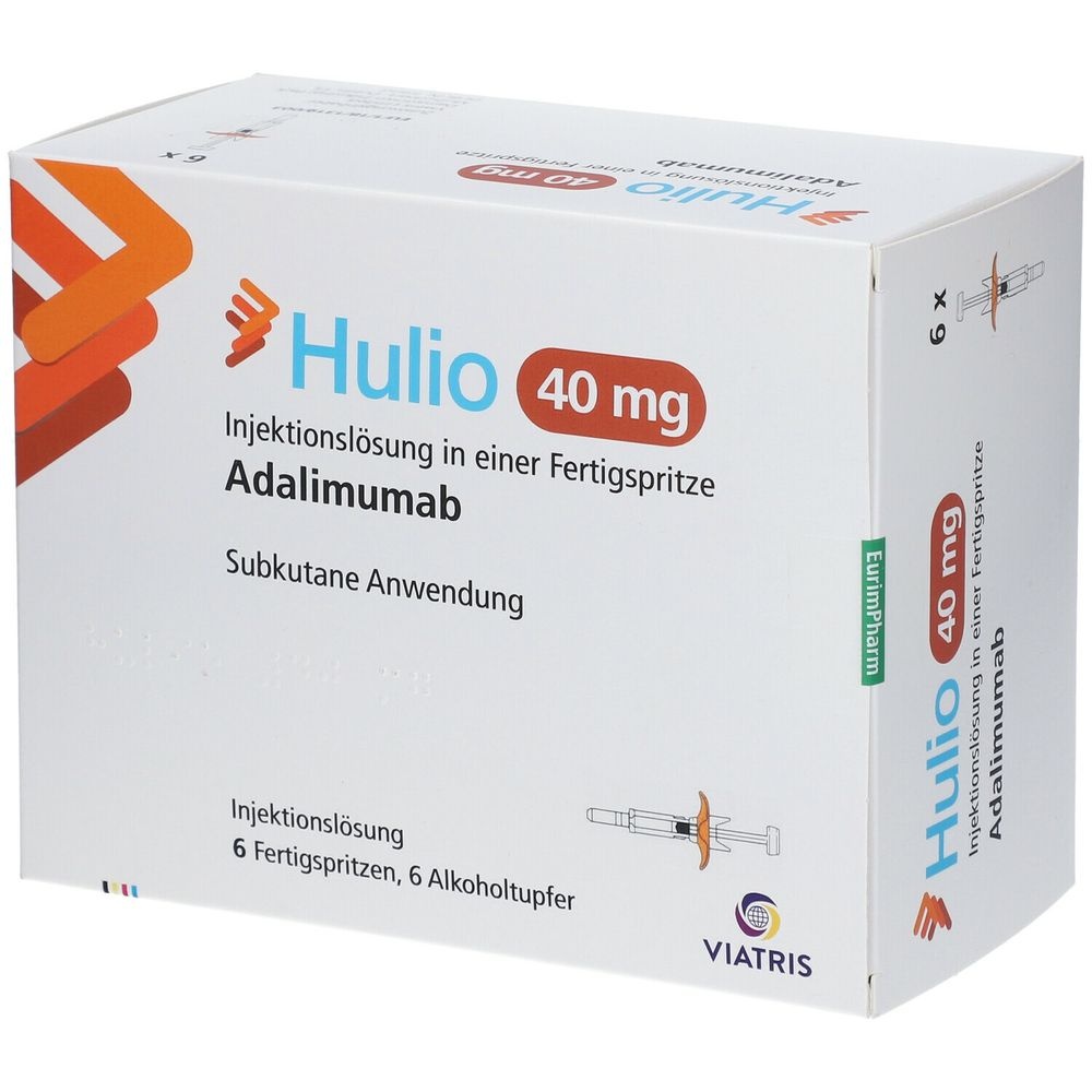 HULIO 40 MG/0,8 ML SOLUÇÃO INJETÁVEL