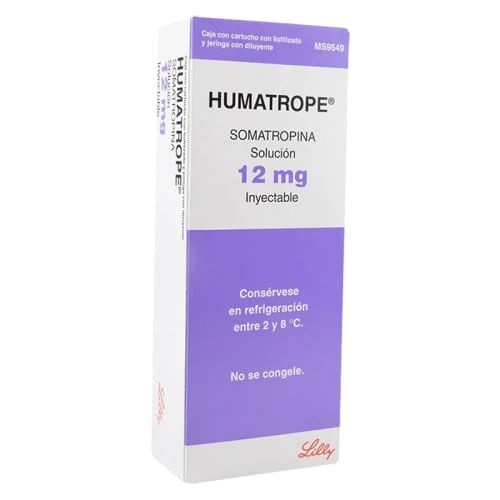 HUMATROPE 12 mg PÓ E SOLVENTE PARA SOLUÇÃO INJETÁVEL